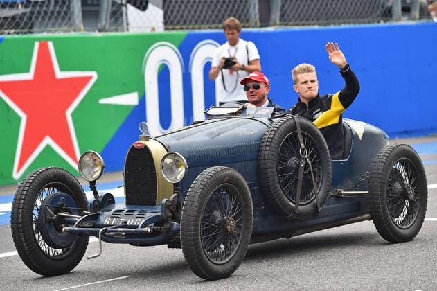 xekx 31.08.- 02.09.2018, FIA Formula 1 Championship, Formula 1, Grosser Preis von Italien 2018, GP Italia, Monza Im Bild: Fahrerparade Nico Hülkenberg (GER 27) Renault F1 Team Monza Italien