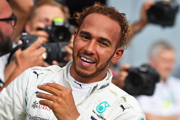 xekx 31.08.- 02.09.2018, FIA Formula 1 Championship, Formula 1, Grosser Preis von Italien 2018, GP Italia, Monza Im Bild: Sieger, 1. Platz, Lewis Hamilton (GBR 44), Mercedes AMG Petronas Motorsport Monza Italien