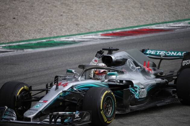 Photo4 LaPresse 02 09 2018 Monza, Italy Grand Prix Formula One Italia 2018 In the pic: Lewis Hamilton (GBR) Mercedes AMG F1 W09  Copyright: xPhoto4 LaPressex