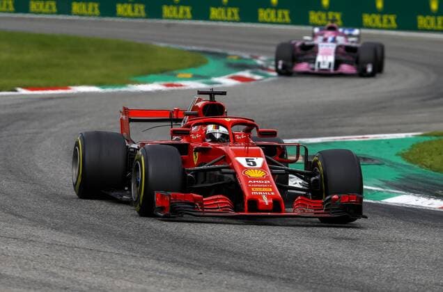 Motorsports: FIA Formula One World Championship WM Weltmeisterschaft 2018, Grand Prix of Italy, 5 Sebastian Vettel (GER, Scuderia Ferrari), Monza Italy
