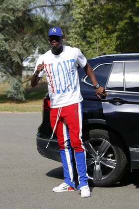 Pogba Paul FOOTBALL : Arrivee des joueurs de l equipe de France a Clairefontaine - 03 09 2018 StephenCaillet Panoramic 