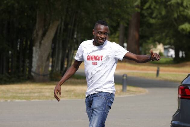 Matuidi Blaise FOOTBALL : Arrivee des joueurs de l equipe de France a Clairefontaine - 03 09 2018 StephenCaillet Panoramic 