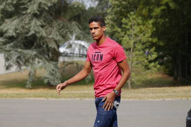 Varane Raphael FOOTBALL : Arrivee des joueurs de l equipe de France a Clairefontaine - 03 09 2018 StephenCaillet Panoramic 