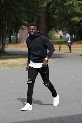 Umtiti Samuel FOOTBALL : Arrivee des joueurs de l equipe de France a Clairefontaine - 03 09 2018 StephenCaillet Panoramic 
