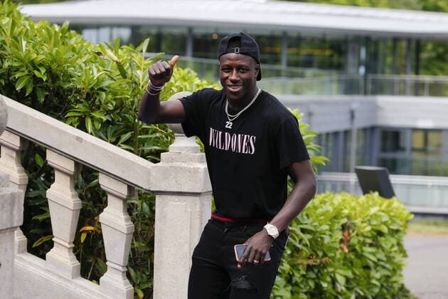 Mendy Benjamin FOOTBALL : Arrivee des joueurs de l equipe de France a Clairefontaine - 03 09 2018 StephenCaillet Panoramic 