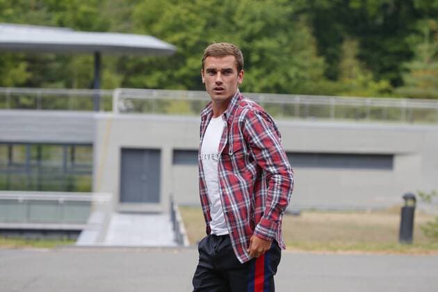 Griezmann Antoine FOOTBALL : Arrivee des joueurs de l equipe de France a Clairefontaine - 03 09 2018 StephenCaillet Panoramic 