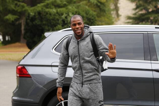 Sidibe Djibril FOOTBALL : Arrivee des joueurs de l equipe de France a Clairefontaine - 03 09 2018 StephenCaillet Panoramic 