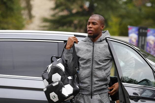 Sidibe Djibril FOOTBALL : Arrivee des joueurs de l equipe de France a Clairefontaine - 03 09 2018 StephenCaillet Panoramic 