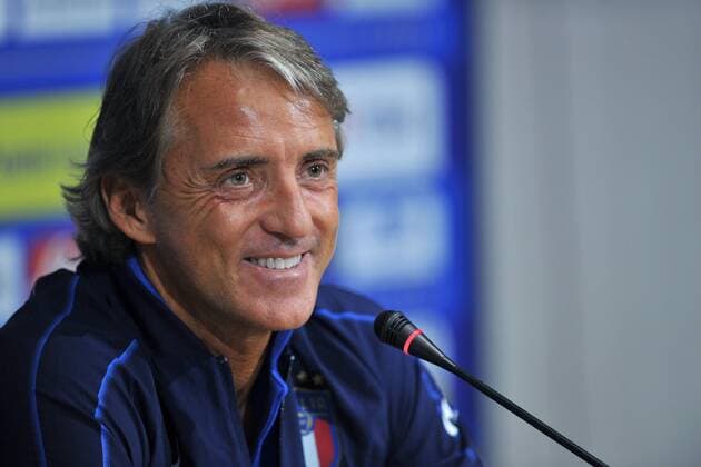 Photo LaPresse - Jennifer Lorenzini 03 September 2018 Firenze (Italy) Soccer Italy Italian Football meeting - "Coverciano" - press conference PK Pressekonferenz Roberto Mancini In the pic: Roberto Mancini  Copyright: xJenniferxLorenzini LaPressex