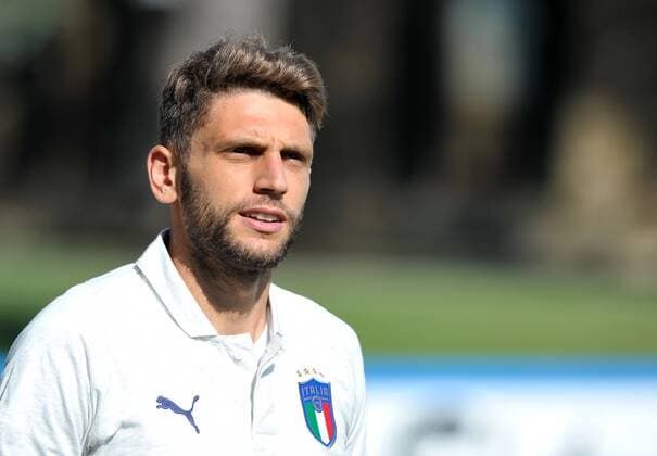 Fußball, Nationalteam Italien Training Photo LaPresse - Jennifer Lorenzini 03 September 2018 Firenze (Italy) Soccer Italy Italian Football meeting - "Coverciano" - training In the pic: Domenico Berardi  Copyright: xJenniferxLorenzini LaPressex