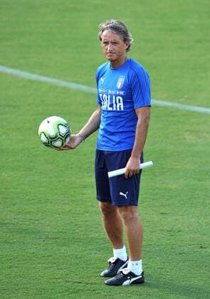 Fußball, Nationalteam Italien Training Photo LaPresse - Jennifer Lorenzini 03 September 2018 Firenze (Italy) Soccer Italy Italian Football meeting - "Coverciano" - training In the pic: Roberto Mancini  Copyright: xJenniferxLorenzini LaPressex
