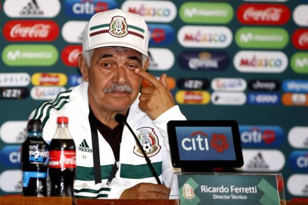Sport Bilder des Tages Fußball, Nationalteam Mexiko Pressekonferenz September 3, 2018 - EUM20180903DEP08.JPG .CIUDAD DE MEXICO. SoccerFutbol-Ferretti.- 3 de septiembre de 2018. En conferencia de prensa, Ricardo Ferretti es presentado como tecnico interino de la Seleccion Mexicana. Foto: Agencia EL UNIVERSALAgustin SalinasEELG Latin News: September 3, 2018 Copyright: xElxUniversalx