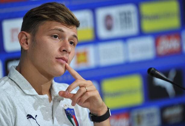 Photo LaPresse - Jennifer Lorenzini 04 September 2018 Firenze (Italy) Soccer Italy Italian Football meeting - "Coverciano" - press conference PK Pressekonferenz In the pic: Niccolo Barella  Copyright: xLaPresse JenniferxLorenzinix