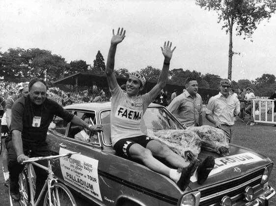 Cyclist Eddy Merckx wins the Tour de France 1969 (BELGA ARCHIVES)  x85224763stx