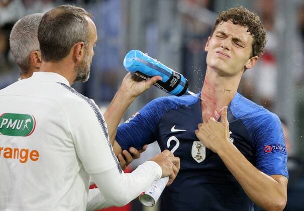SOCCER - UEFA NL, GER vs FRA MUNICH,GERMANY,06.SEP.18 - SOCCER - UEFA Nations League, Germany vs France, international match Länderspiel Image shows Benjamin Pavard (FRA). GEPAxpictures xThomasxBachun