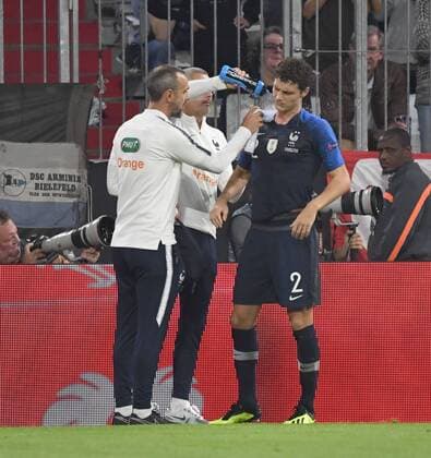 Fussball, Herren, Saison 2018 19, Nations League, Länderspiel in München, Deutschland - Frankreich, Benjamin Pavard (Frankreich), 06.09.2018, Copyright: xMatthiasxKochx