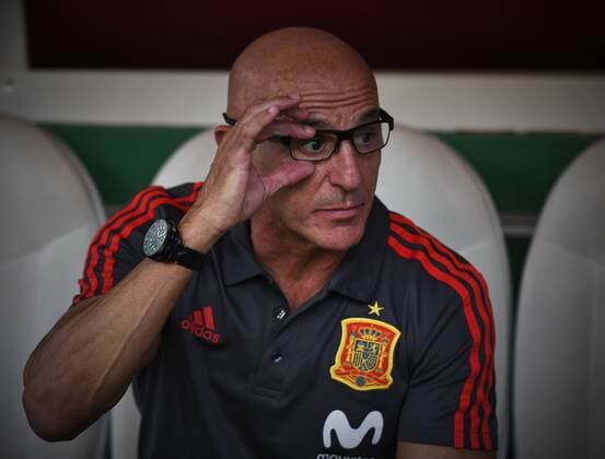 Fußball, U21 EM Quali, Spanien - Albanien CORDOBA, SPAIN - September 06: Head Coach of Espa?a Luis De La Fuente during the party belonging to the classification Europeo 2019, facing to Spain - Albania, New stadium Archangel, 06th September, 2018, Spain, foto:Cristobal Duenas Cordon Press