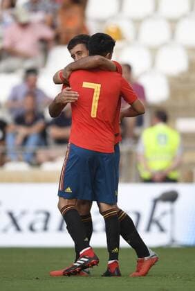 Fußball, U21 EM Quali, Spanien - Albanien CORDOBA-SPAIN,SEPTEMBER 06: Oyarzabal player of the selection espa?ola Sub-21 during the party belonging to the classification Europeo 2019, facing to Spain - Albania, New stadium Archangel, 06th September, 2018, Spain, foto:Cristobal Duenas Cordon Press