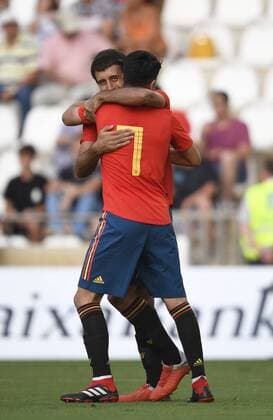 Fußball, U21 EM Quali, Spanien - Albanien CORDOBA-SPAIN,SEPTEMBER 06: Oyarzabal player of the selection espa?ola Sub-21 during the party belonging to the classification Europeo 2019, facing to Spain - Albania, New stadium Archangel, 06th September, 2018, Spain, foto:Cristobal Duenas Cordon Press