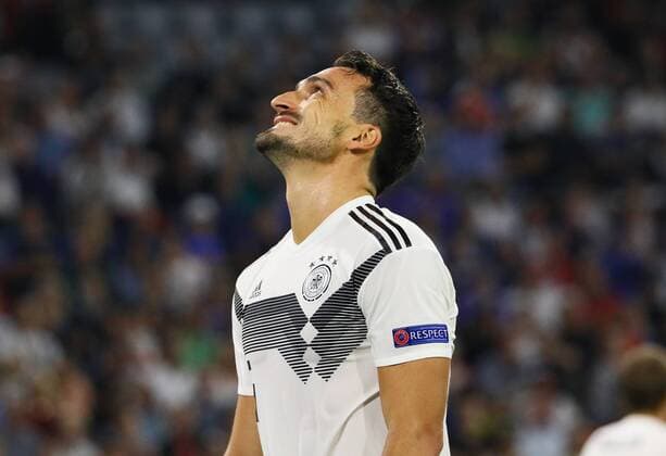 Enttäuschung bei Mats Hummels (Deutschland Germany) nach vergebener Kopfballchance - 06.09.2018: Deutschland vs. Frankreich, Allianz Arena München, UEFA Nations League, 1. Spieltag