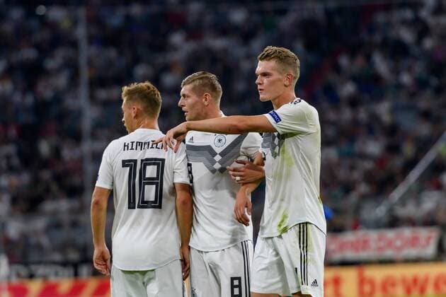 Muenchen, Deutschland 06.09.2018, UEFA Nations League, Deutschland - Frankreich, Matthias Ginter (GER) gestikuliert, gestik ( DeFodi527