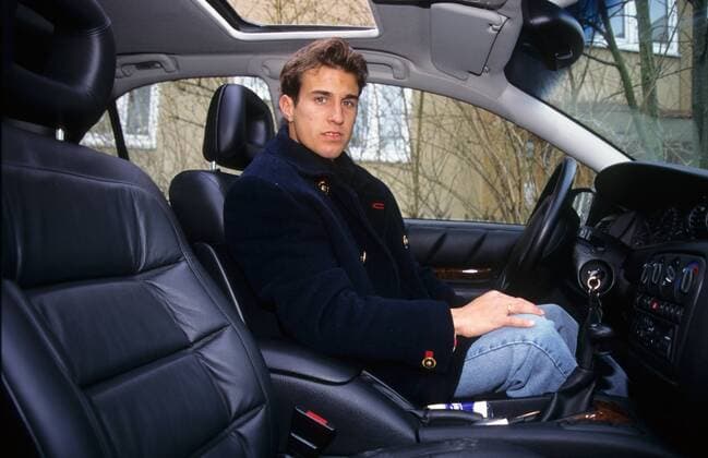 Mehmet Scholl fotografiert am 15.5.1995 in Muenchen beim FC Bayern. Mehmet Scholl Fußball 1 Bundesliga FC Bayern München *** Mehmet Scholl photographed on 15 5 1995 in Munich at Bayern Mehmet Scholl football 1 Bundesliga FC Bayern Munich