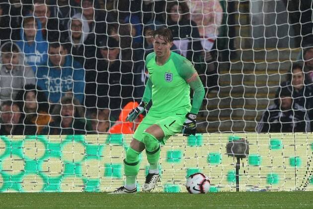 England U21 U 21 v Netherlands U21 UEFA EURO EM Europameisterschaft Fussball U21 2019 Qualifiers Dean Henderson of England in action during the UEFA Euro U21 2019 Qualifiers match at Carrow Road, Norwich Content Not Available For UK Newspapers Copyright: xPaulxChestertonx FIL-12242-0091