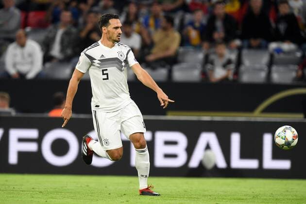 Fussball, UEFA Nations League, Deutschland vs Frankreich , 06.09.2018,Allianzarena München,Mats Hummels Deutschland, Aktion, Einzelbild