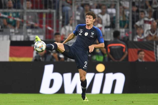 Fussball, UEFA Nations League, Deutschland vs Frankreich , 06.09.2018,Allianzarena München, Benjamin Pavard, Frankreich , Aktion, Einzelbild