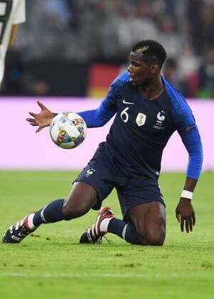 Fussball, UEFA Nations League, Deutschland vs Frankreich , 06.09.2018,Allianzarena München, Paul Pogba Frankreich , Aktion, Einzelbild