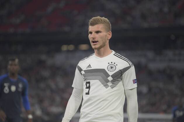 Fussball, UEFA Nations League, Deutschland vs Frankreich , 06.09.2018,Allianzarena München, Timo Werner, Deutschland, Aktion, Einzelbild