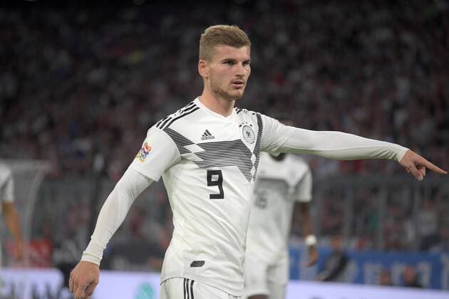 Fussball, UEFA Nations League, Deutschland vs Frankreich , 06.09.2018,Allianzarena München, Timo Werner, Deutschland, Aktion, Einzelbild