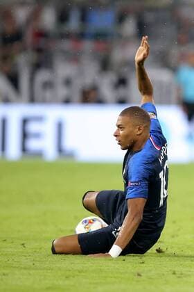 Kylian Mbappe ( Frankreich ) , UEFA Nations League, 2018 19, Deutschland vs. Frankreich, DFB regulations prohibit any use of photographs as image sequences and or quasi-video, Deutschland vs. Frankreich, UEFA Nations League, 2018 19, Fussball, 06.09.2018 Muenchen Copyright: xEIBNER HarryxLangerx EP_HLR