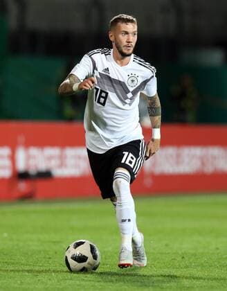 07.09.2018 - Fussball - Testspiel Freundschaftsspiel - Länderspiel - Deutschland - Mexiko - U21 U 21 - DaMa - DFB regulations prohibit any use of photographs as image sequences and or quasi-video Marcel Hartel (18, Deutschland U21 ) - Freisteller Einzelbild