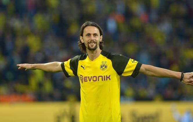 Dortmund, Germany 07.09.2018, Abschiedsspiel Roman Weidenfeller, Verabschiedung Neven Subotic ( DeFodi521 *** Dortmund Germany 07 09 2018 Farewell game Roman Weidenfeller Farewell Neven Subotic DeFodi521