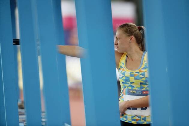 Ukraine s Valeriya Permykina competes in the laser-run event during the Modern pentathlon moderner Fünfkampf World Championship WM Weltmeisterschaft in Mexico City, Mexico, 7 September 2018. Modern Pentathlon World Championship !ACHTUNG: NUR REDAKTIONELLE NUTZUNG!  Copyright: xJosexMendezx MEX01 20180908-636719648070870260