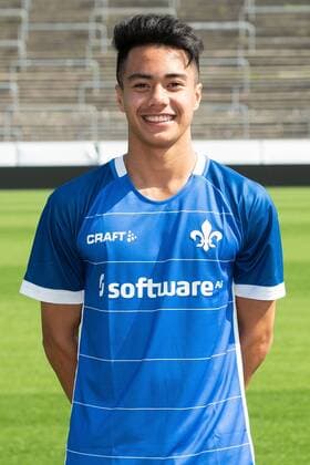 05.09.2018, xfux, Fussball 2.Bundesliga, SV Darmstadt 98 Fototermin Saison 2018 2019, PortraÌˆttermin 2018 2019, emspor, emonline, deloka, v.l. Cameron Royo (SV Darmstadt 98) Darmstadt