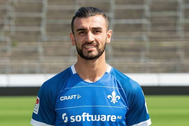 05.09.2018, xfux, Fussball 2.Bundesliga, SV Darmstadt 98 Fototermin Saison 2018 2019, PortraÌˆttermin 2018 2019, emspor, emonline, deloka, v.l. Serdar Dursun (SV Darmstadt 98) Darmstadt