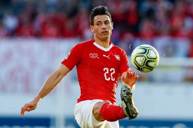 St. Gallen, Schweiz, 08.09.2018, UEFA Nations League, Schweiz - Island Fabian Schaer (SUI) in Aktion ( DeFodi048