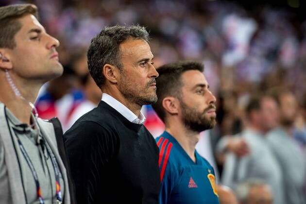 Luis Enrique Head Coach of Spain during the UEFA Nation League, Group 4, League A match between England and Spain at Wembley Stadium, London, England on 8 September 2018. Copyright: xSalvioxCalabresex 20960006