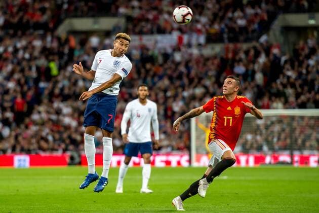 Jesse Lingard of England during the UEFA Nation League, Group 4, League A match between England and Spain at Wembley Stadium, London, England on 8 September 2018. Copyright: xSalvioxCalabresex 20960035