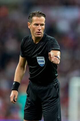Match referee Danny Makkelie (NED) during the UEFA Nation League, Group 4, League A match between England and Spain at Wembley Stadium, London, England on 8 September 2018. Copyright: xSalvioxCalabresex 20960045
