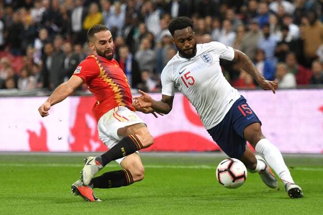 Danny rose of England during the UEFA Nations League international match L?nderspiel between England and Spain at Wembley Stadium, London, England on 8 September 2018. Copyright: xClivexHowesx PMI-2214-0062