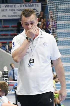 ,Denis Bahtijarevic (Trainer VfL Gummersbach), VfL Gummersbach - TVB Stuttgart, Handball, Maenner, DKB Handball Bundesliga, 1. Spieltag. 09.09.2018 - VfL Gummersbach -TVB Stuttgart,Handball,1. DKB-Handball-Bundesliga, 09.09.2018 Gummersbach Copyright: xEIBNER JuergenxAugstx EP_JOGI