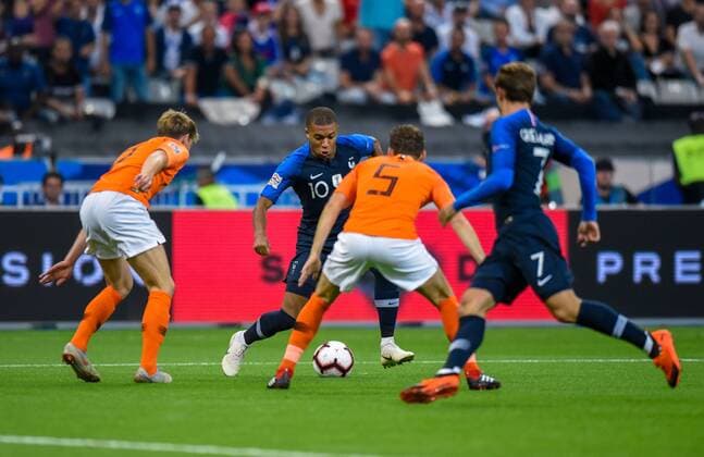 Kylian Mbappe ( France ) FOOTBALL : France vs Pays Bas - Ligue des Nations - Saint Denis - 09 09 2018 FedericoPestellini Panoramic 
