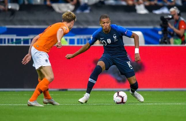 Kylian Mbappe ( France ) FOOTBALL : France vs Pays Bas - Ligue des Nations - Saint Denis - 09 09 2018 FedericoPestellini Panoramic 