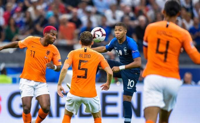 Kylian Mbappe ( France ) FOOTBALL : France vs Pays Bas - Ligue des Nations - Saint Denis - 09 09 2018 FedericoPestellini Panoramic 