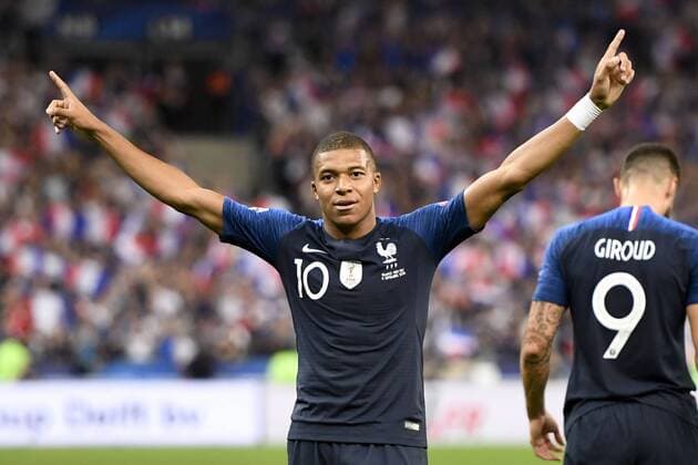 Fußball, Nations League, Frankreich - Niederlande 10 KYLIAN MBAPPE (FRA) - JOIE FOOTBALL : France vs Pays Bas - Ligue des Nations - 09 09 2018 AnthonyBIBARD FEP Panoramic 
