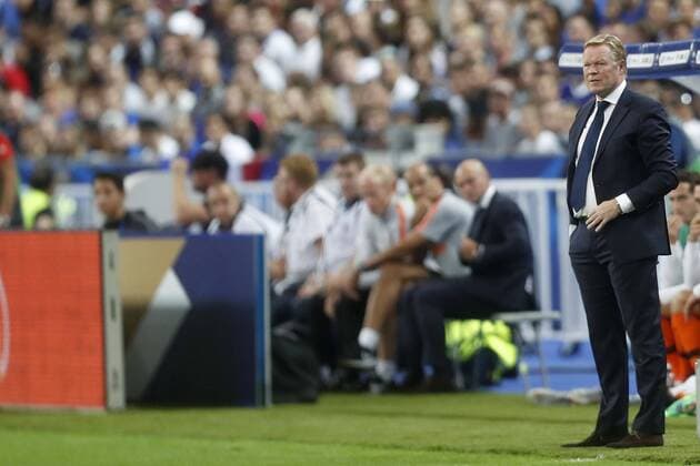Fußball, Nations League, Frankreich - Niederlande SAINT DENIS, 09-09-2018, Stadium Stade France , football, season 2018 2019, Nations League , Netherlands trainer coach Ronald Koeman during the game France - Netherlands France - Netherlands  x2457368x