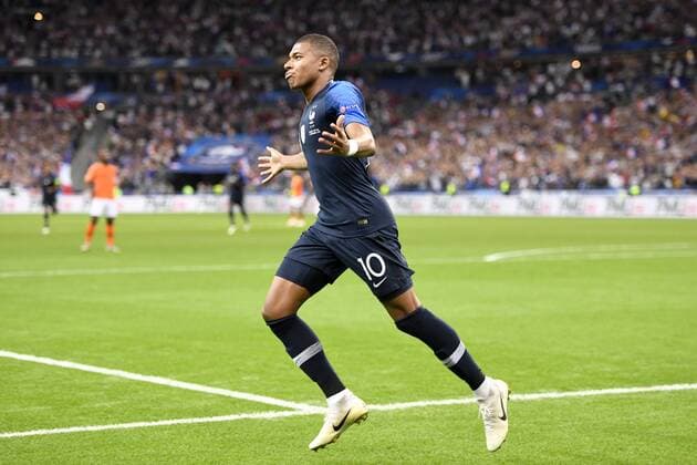 Fußball, Nations League, Frankreich - Niederlande 10 KYLIAN MBAPPE (FRA) - JOIE FOOTBALL : France vs Pays Bas - Ligue des Nations - 09 09 2018 AnthonyBIBARD FEP Panoramic 